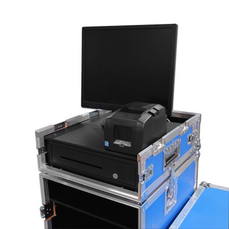 Portable Events Flight Case With Cash Till And Champagne Storage